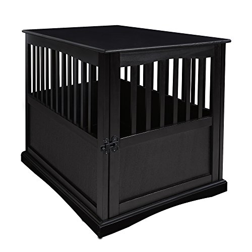 Casual Home Wooden Medium Pet Crate, End Table, Espresso