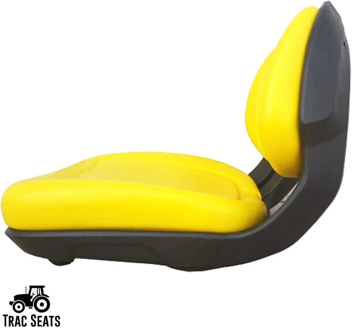 TRAC SEATS Yellow Seat for John Deere X300 X300R X304 X320 X324 X340 X350 X350R X354 X360 X370 X380 X384 X390 X394 AM136044 AUC11188 AUC13500