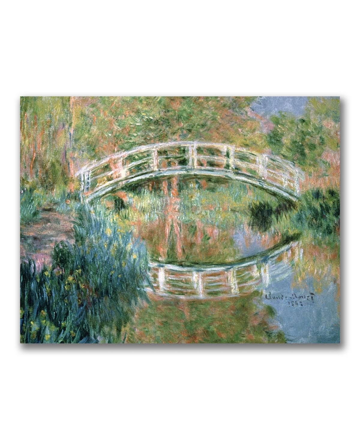 The Japanese Bridge Giverny Canvas Art by Claude Monet