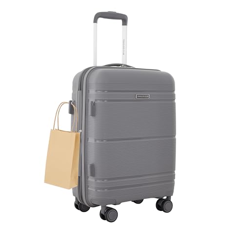 Travelers Club Astralnaut Hardside Expandable Spinner Luggage, Quiet Shade, 20
