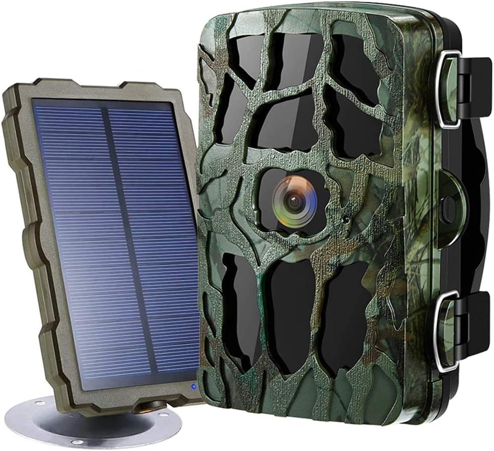 Trail Game Camera 4K 20MP 1080P Night Vision 98ft/30M 0.2s Motion Activated IP66 Waterproof 120° Wide Angle Lens 2.4