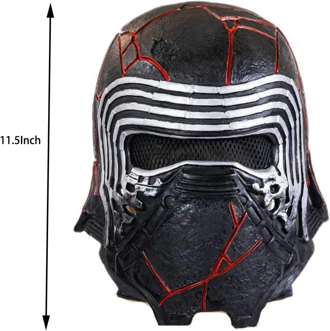 Kylo Ren Helmet Mask Newest Force Awakens Cosplay Latex Deluxe SW Cosplay Costume Replica for Halloween