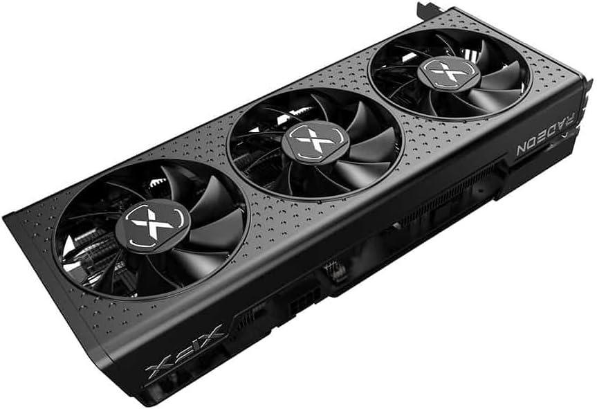 XFX Speedster QICK308 Radeon RX 6600 XT Black Gaming Graphics Card with 8GB GDDR6 HDMI 3xDP, AMD RDNA 2 RX-66XT8LBDQ