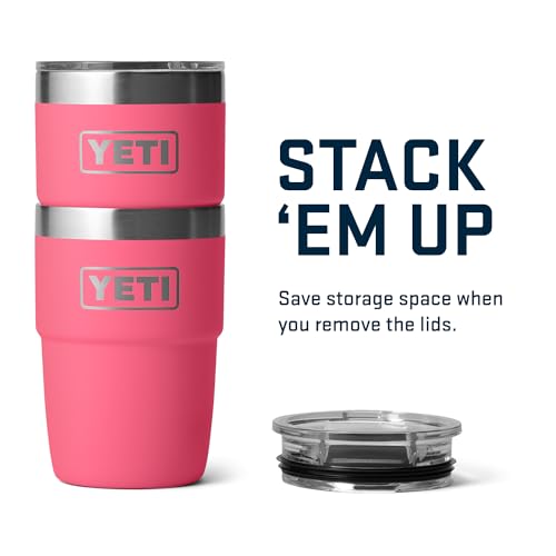 YETI Rambler 8 oz Stackable Cup, Stainless Steel, Vacuum Insulated Espresso Cup with MagSlider Lid