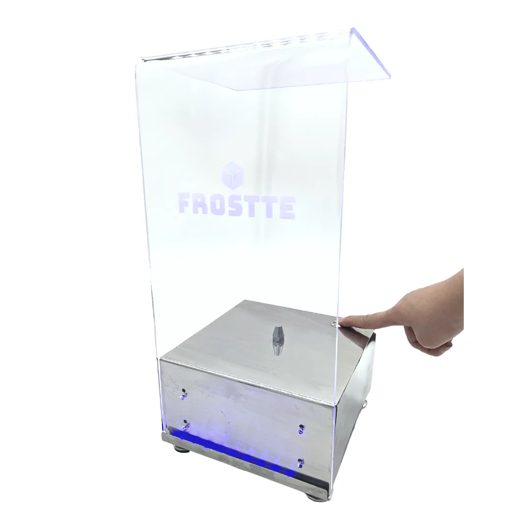 Frostte Instant Glass Chiller CO2 Dry Ice Glass Froster Chills Wine Cocktail Beer Sparkling Water Soda Glass.