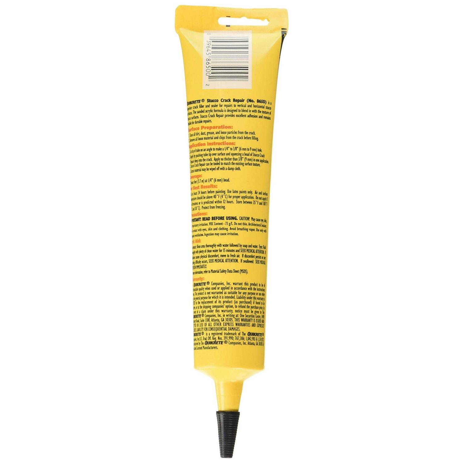 Quikrete 5.5 oz Stucco Crack Repair