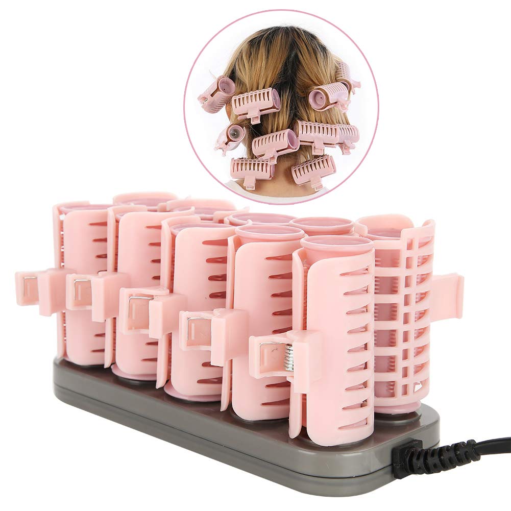 Travel Hot Rollers,Rollers Hot Pod Hair Styling Tool, 10Pcs Professional Electric Heated Roller Curling Roll DIY Hairstyles Hair Tube (Upgrade)