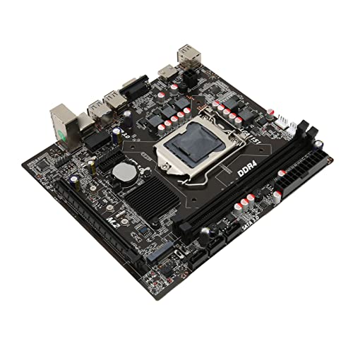 B75 H Desktop Computer Motherboard, LGA 1155 Socket, DDR3, M ATX Motherboard for Office Business, Gigabit Network Card, VGA, HDMIs, DVI, SATA3.0, USB3.0