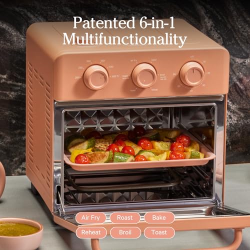 Our Place Wonder Oven | 6-in-1 Air Fryer & Toaster Oven with Steam Infusion | Compact, Countertop Friendly, Fast Preheat, Multifunctional | Air Fry, Toast, Roast, Bake, Reheat & Broil | Char