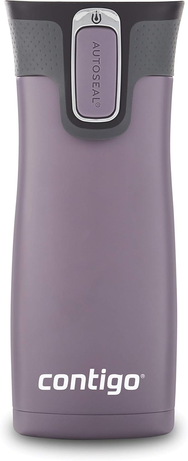 Contigo West Loop Stainless Steel Vacuum Travel Mugs with Spill-Proof Lids, 16oz