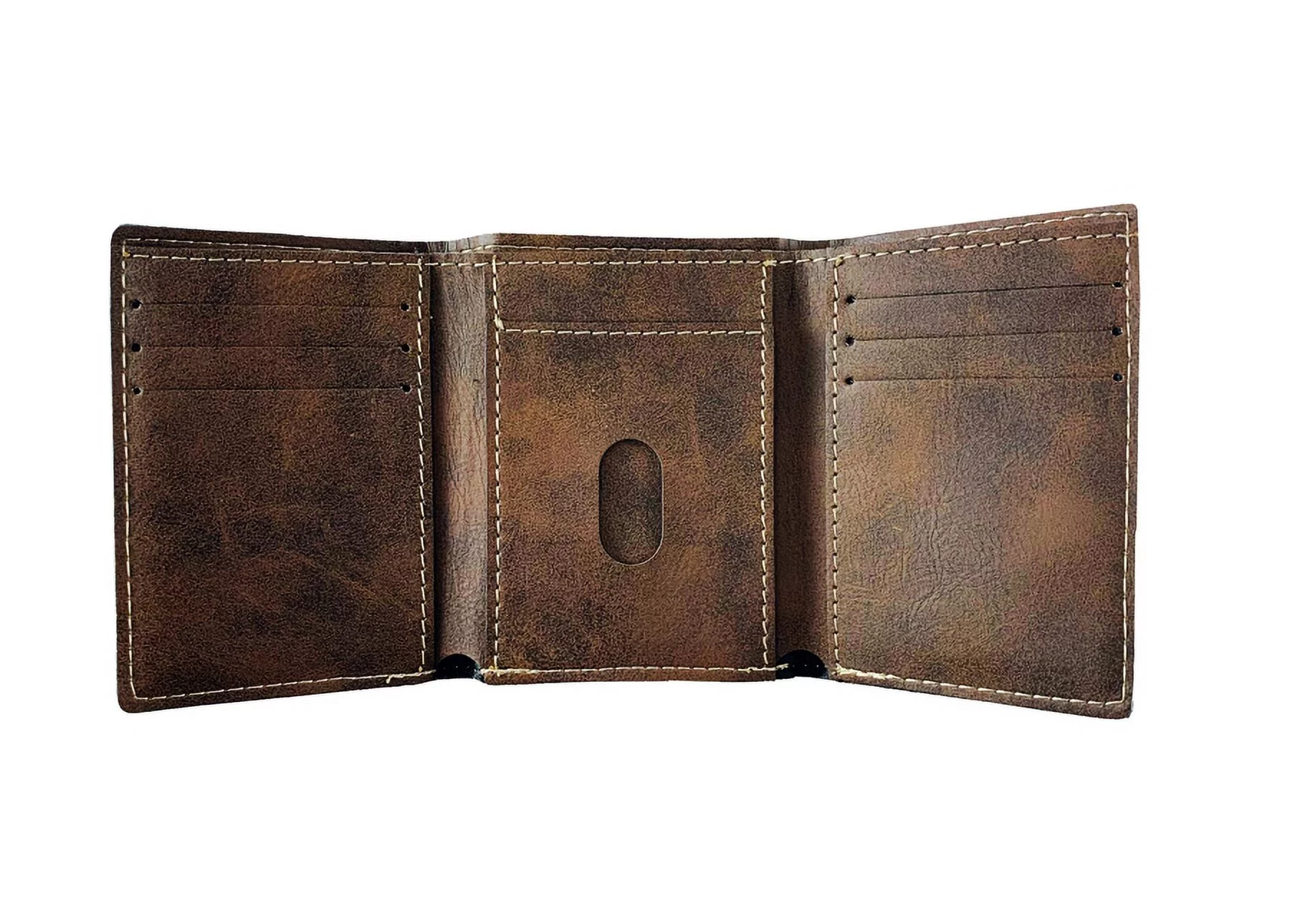 Archer Irish Coat of Arms Rustic Leather Wallet