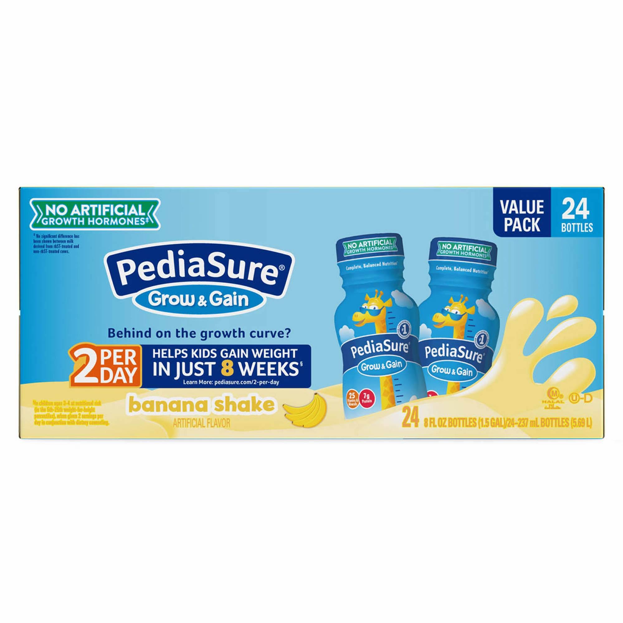 PediaSure Grow u0026 Gain Kids�?Nutritional Shake Banana - 8 fl oz