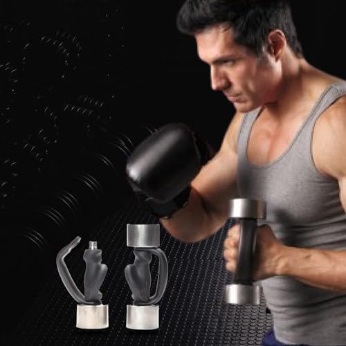 Heavy Hands Ergonomic Grips with Four 2 LB Twist-on Weights