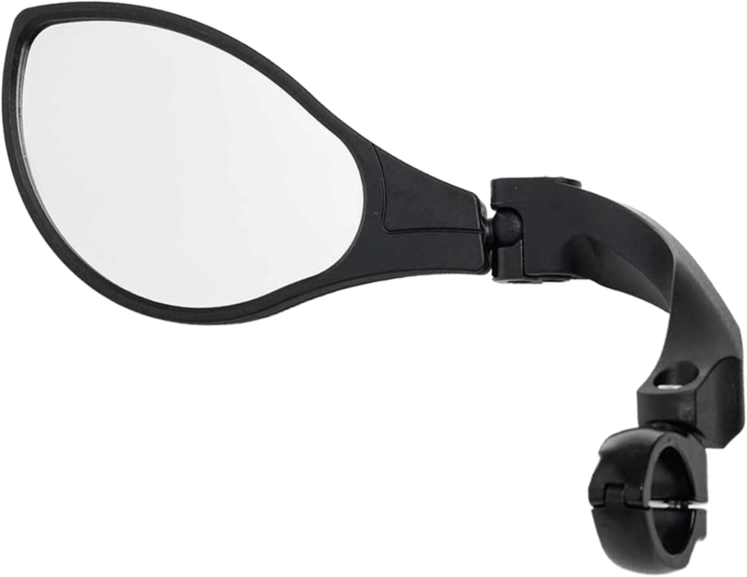 Bikase Handlebar Bike Mirror, HD Blast-Resistant, Safe Crystal Clear Glass Mirror, Adjustable Rotatable Bike Mirror, Rearview Mirror, Bicycle Mirror