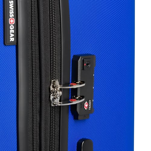 SwissGear 7366 Hardside Expandable Luggage with Spinner Wheels, White, Carry-On 19-Inch