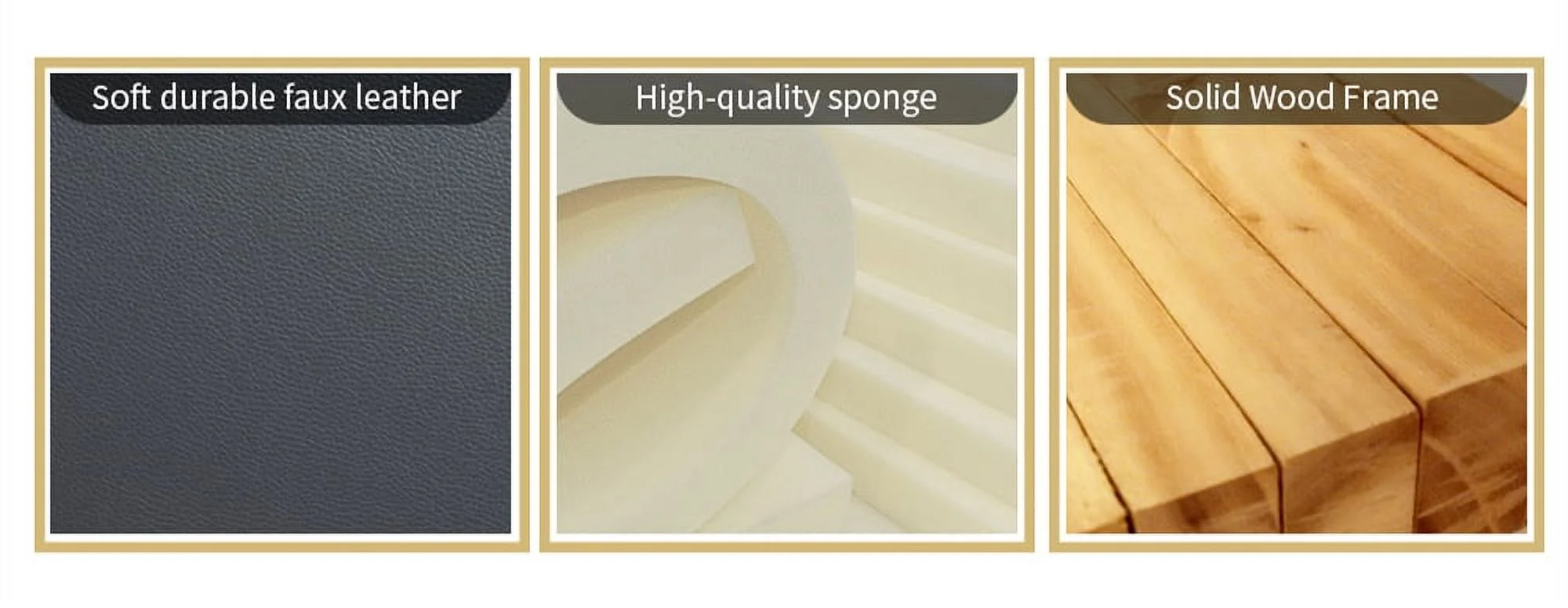 PonLiving Furniture GS2900-3PC Huntington 3-Piece Brown Bonded Leather Sofa & Loveseat & Chair 1 Set with 5 Recliner