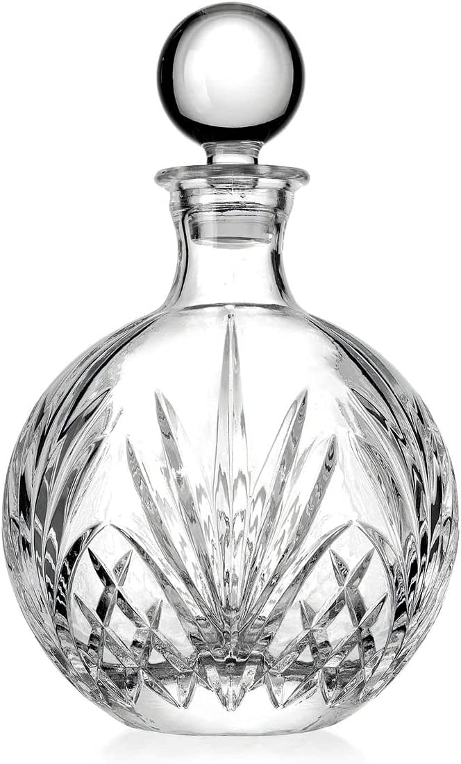 Godinger Whiskey Decanter, Wine Decanter, Decanter for Liquor Scotch Bourbon Vodka Wine - Dublin Collection