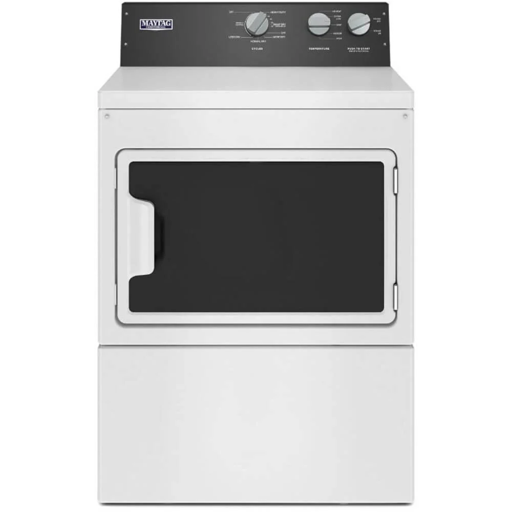 Maytag MEDP586KW 7.4 Cu. Ft. White Front Load Electric Dryer