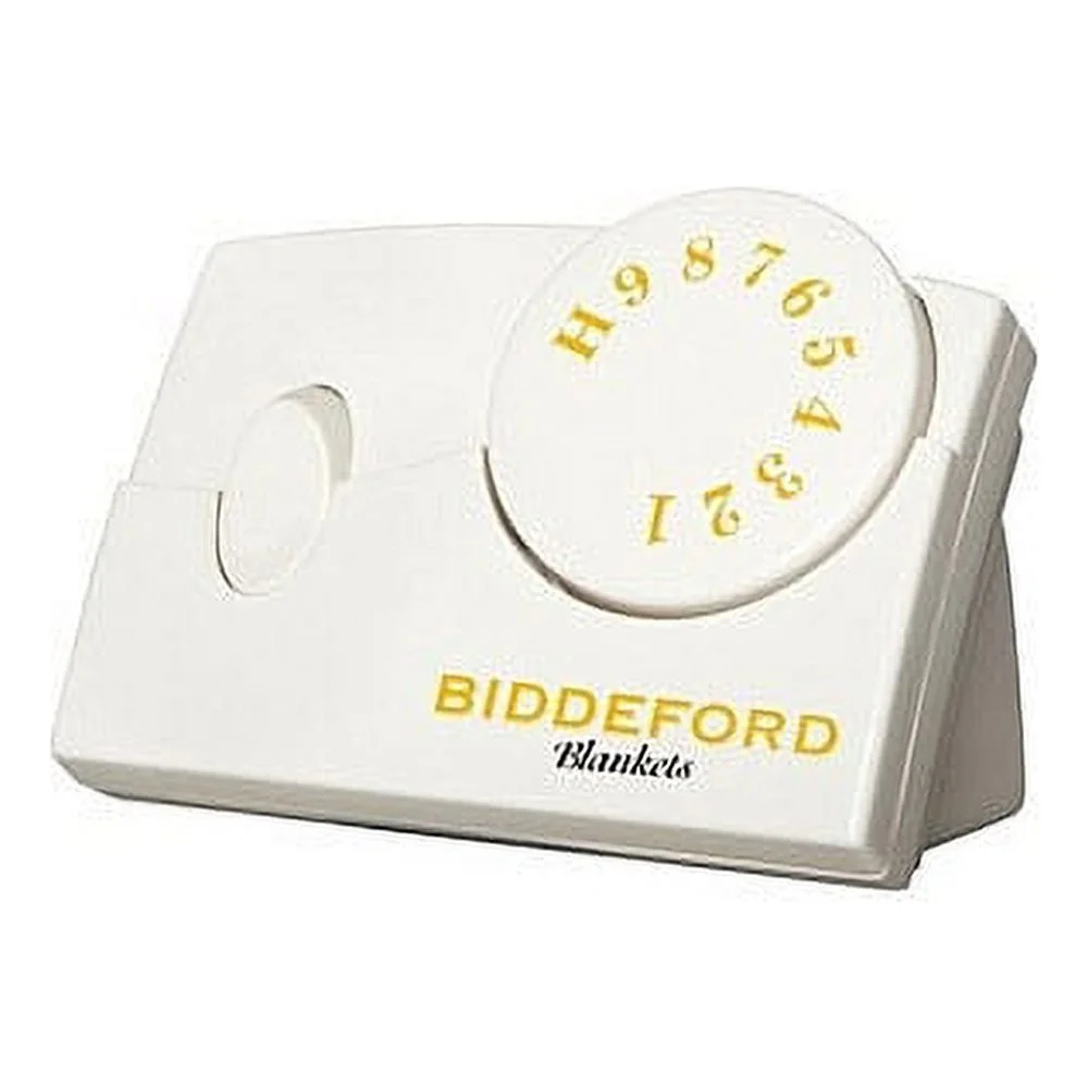 Biddeford Comfort Knit Natural Sherpa Electric Heated King Blanket