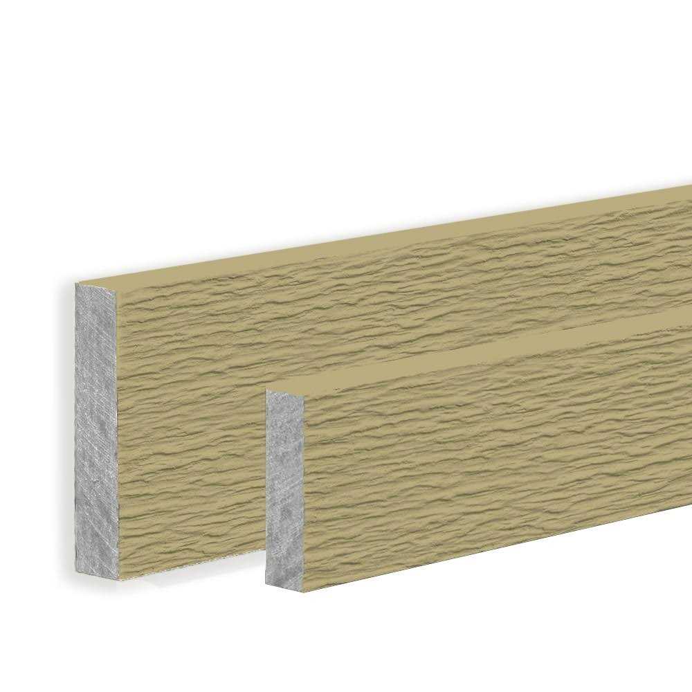 James Hardie Primed HZ10 Fiber Cement Trim Woodgrain 144-in