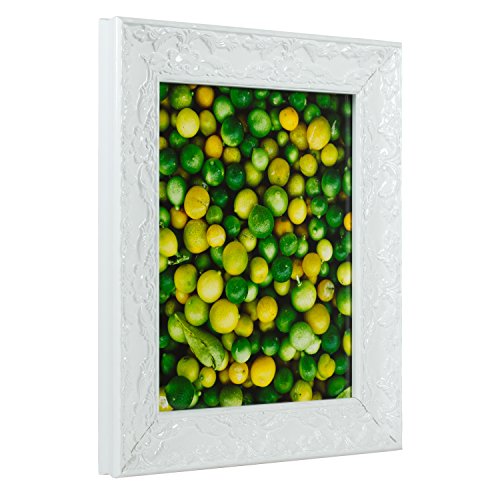 Craig Frames Renaissance, Obsidian Black Picture Frame, 8.5 by 11-Inch