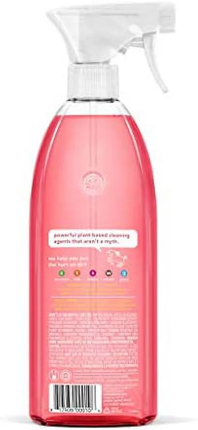 Method All-Purpose Cleaner Spray, Pink Grapefruit, Plant-Based and Biodegradable Formula Perfect for Most Counters, Tiles, Stone, and More, 28 oz Spray Bottles, (Pack of 4)