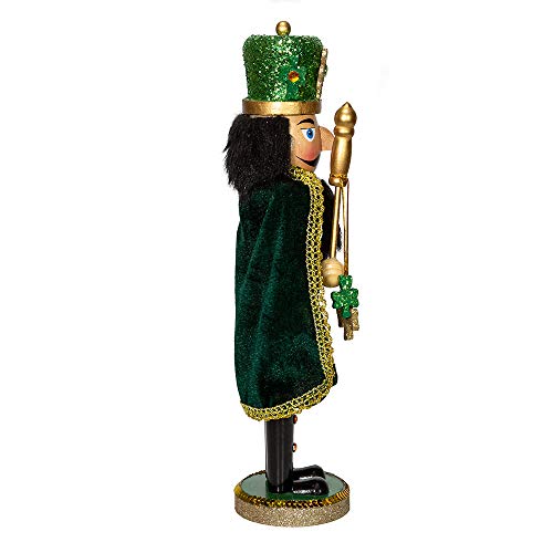Kurt S. Adler 15-Inch Irish Cape Nutcracker, Multi