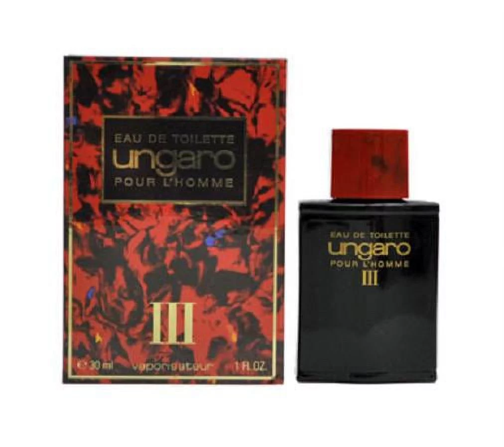 Ungaro Pour L'Homme III 1.0 oz EDT spray mens NIB red box original