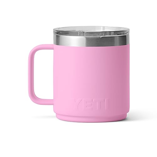 YETI Rambler 10 oz Stackable Mug, Vacuum Insulated, Stainless Steel with MagSlider Lid, Stainless