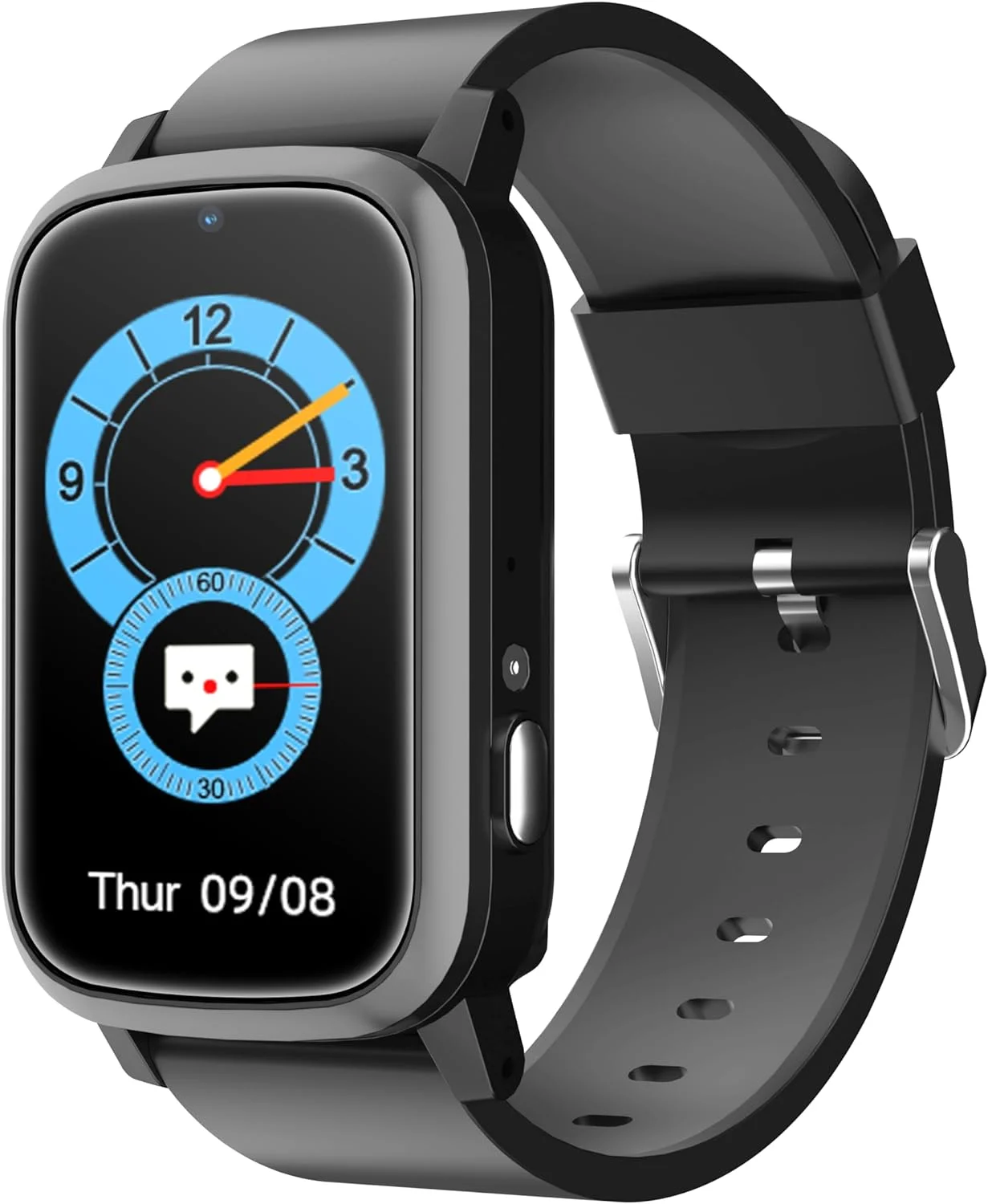 Medical Alert 4G Cellular Rectangular Smart Watch