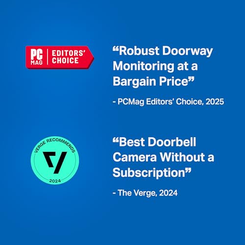 TP-Link Tapo Smart Video Doorbell Camera Wireless with Chime, 2K with Full Color Night Vison & Spotlights, No Monthly Fee, Ring Call, 160° Ultra-Wide View, Free AI Detection, Local Storage (D210)