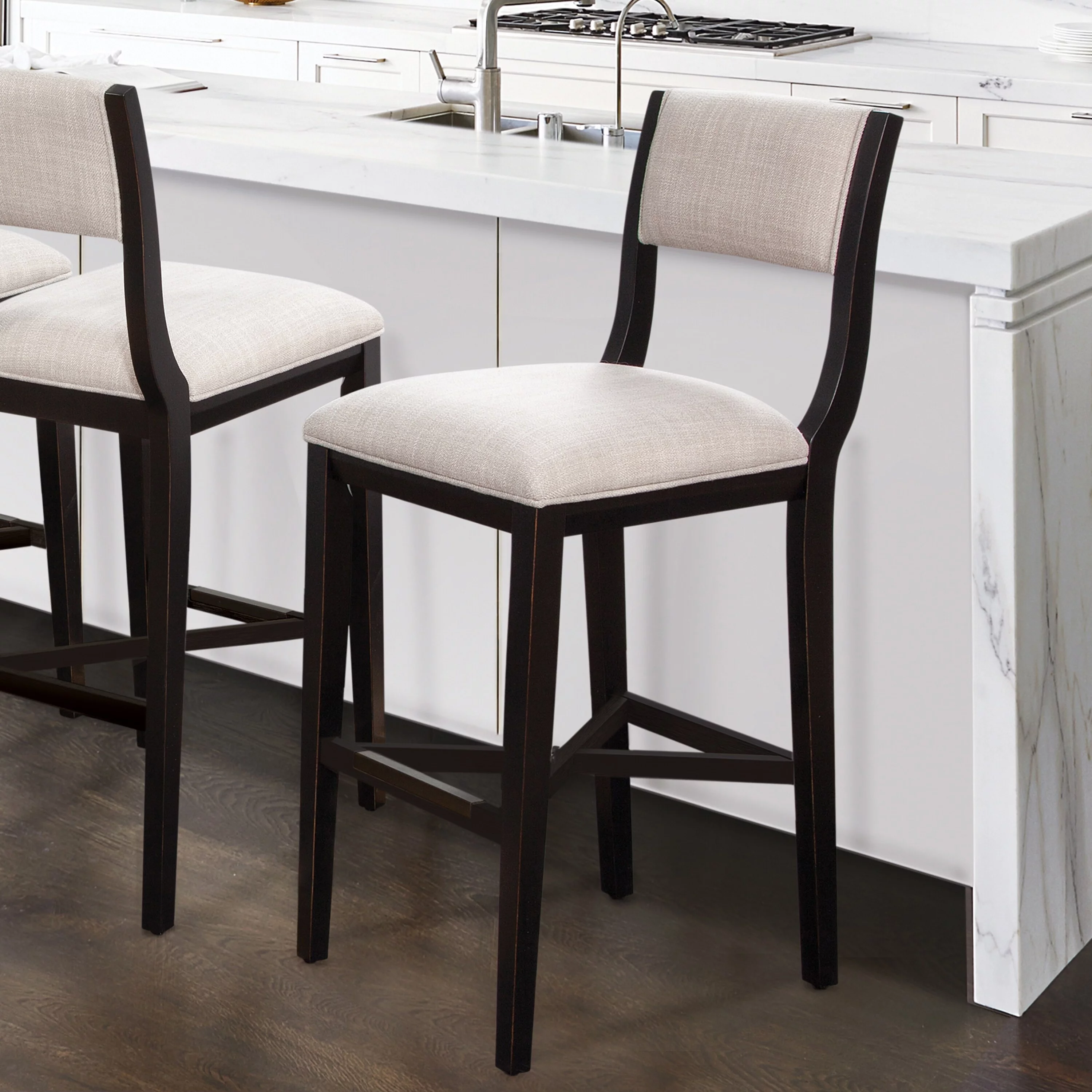 Greyson Living Burbank Solid Wood Bar Stool by