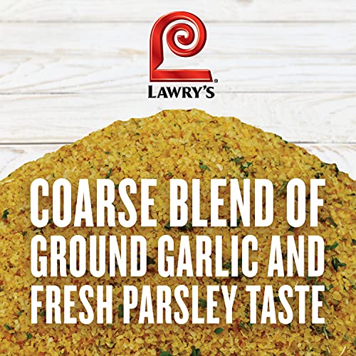 Lawry's Coarse Grind Garlic Powder with Parsley, 24 oz - One 24 Ounce Container of Garlic and Parsley Seasoning for Recipe Customization, Best with Beef, Poultry, Breads and More