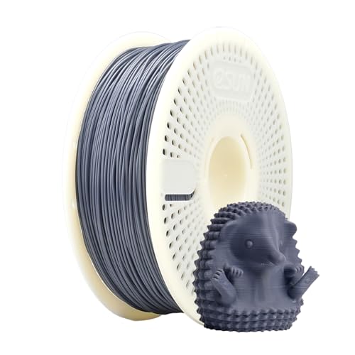 eSUN PLA+ Refilament 1.75mm and Upgarded eSpool+ Set, Reusable and Removable Filament Spool Replacement with 3D Printer Refill PLA Plus, 1KG Spoolless 3D Printing Filament, Cold White