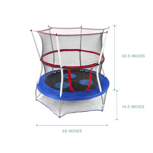 Skywalker Trampolines Mini Trampoline with Enclosure Net