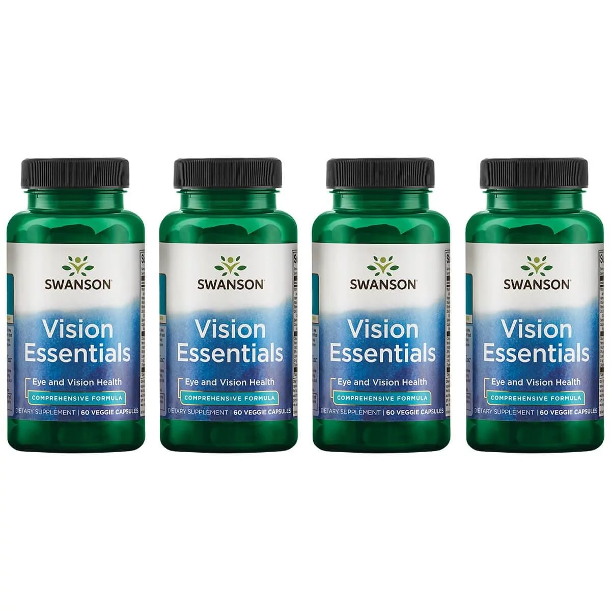 Swanson Vision Essentials 60 Veg Caps 4 Pack