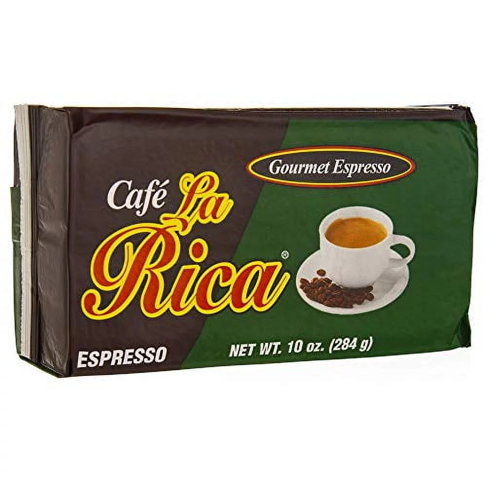 Cafe La Rica Gourmet Espresso, 10 Ounce (Pack of 12)
