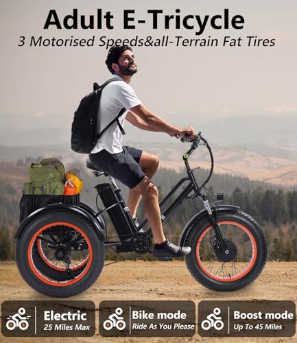 Adult Electric Tricycle Adult Tricycle 3 Wheel Bikes Adults Electric Three Wheel Bike