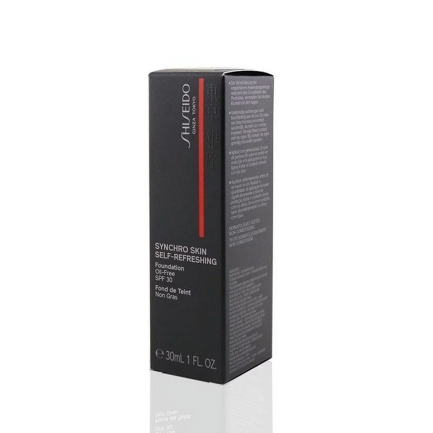 Shiseido Ginza Tokyo Synchro Skin Self-Refreshing Foundation Oil-Free 340 oak 1fl.oz/30ml
