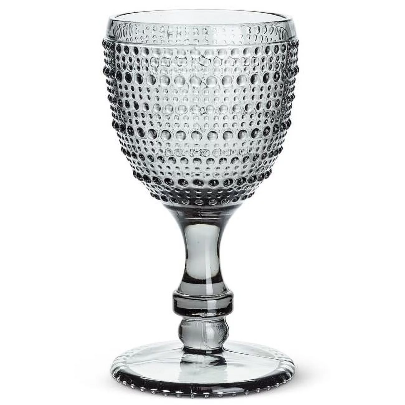 Abbott Collection AB-27-SHADE-GOB 6.5 in. Pebble Finish Wine Glass, Grey