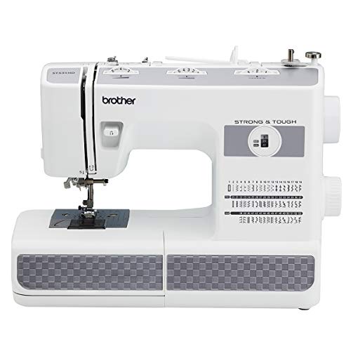 Brother ST371HD Sewing Machine, Strong & Tough, 37 Built-in Stitches, Free Arm Option, 6 Included Feet