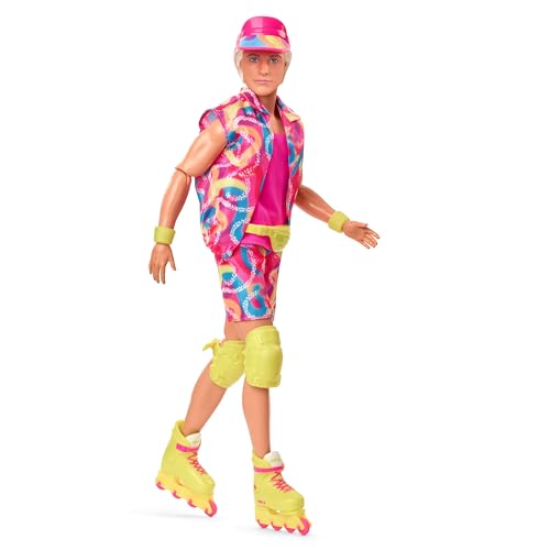Barbie Ken® Barbie Movie Doll Collectible Doll Wearing Retro Skating Outfit and Roller Skating JBJ51