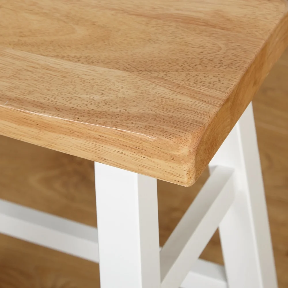 Simple Living  Galena Farmhouse 4-piece Counter Height Dining Set Brown/Black