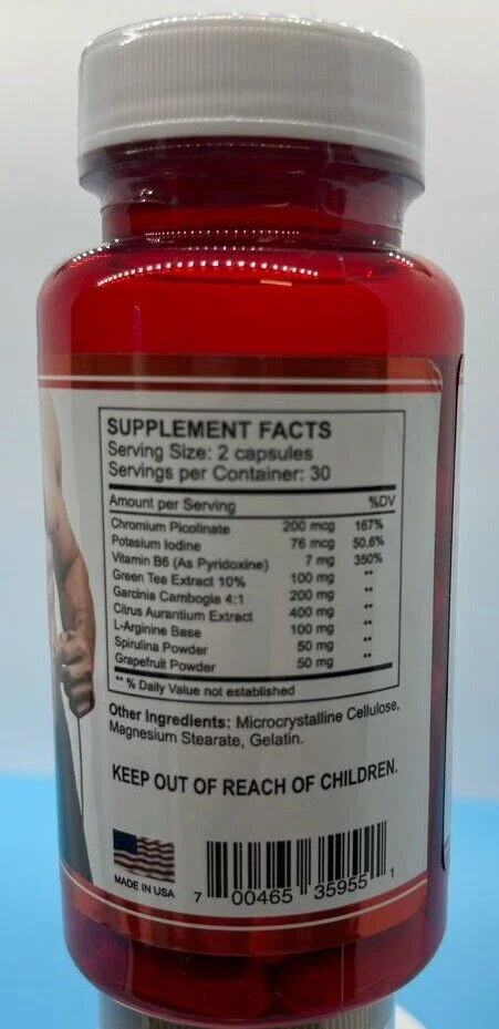 Pills To Lose Weight Fast Appetite Support control Slimming Burn Fat - 60 Capsules