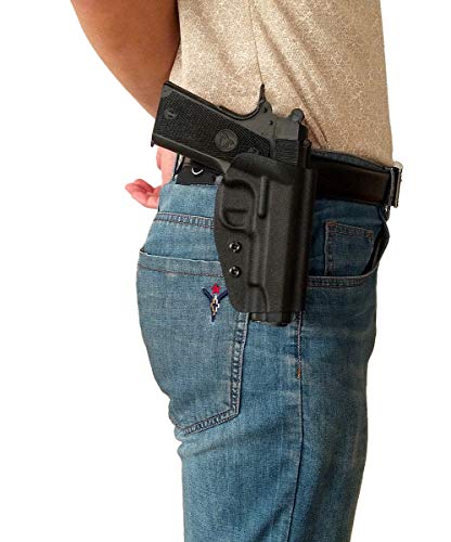 1911 Holster OWB Kydex Holster Fits: Colt Commander 1911 .45 / 9mm / 4.25