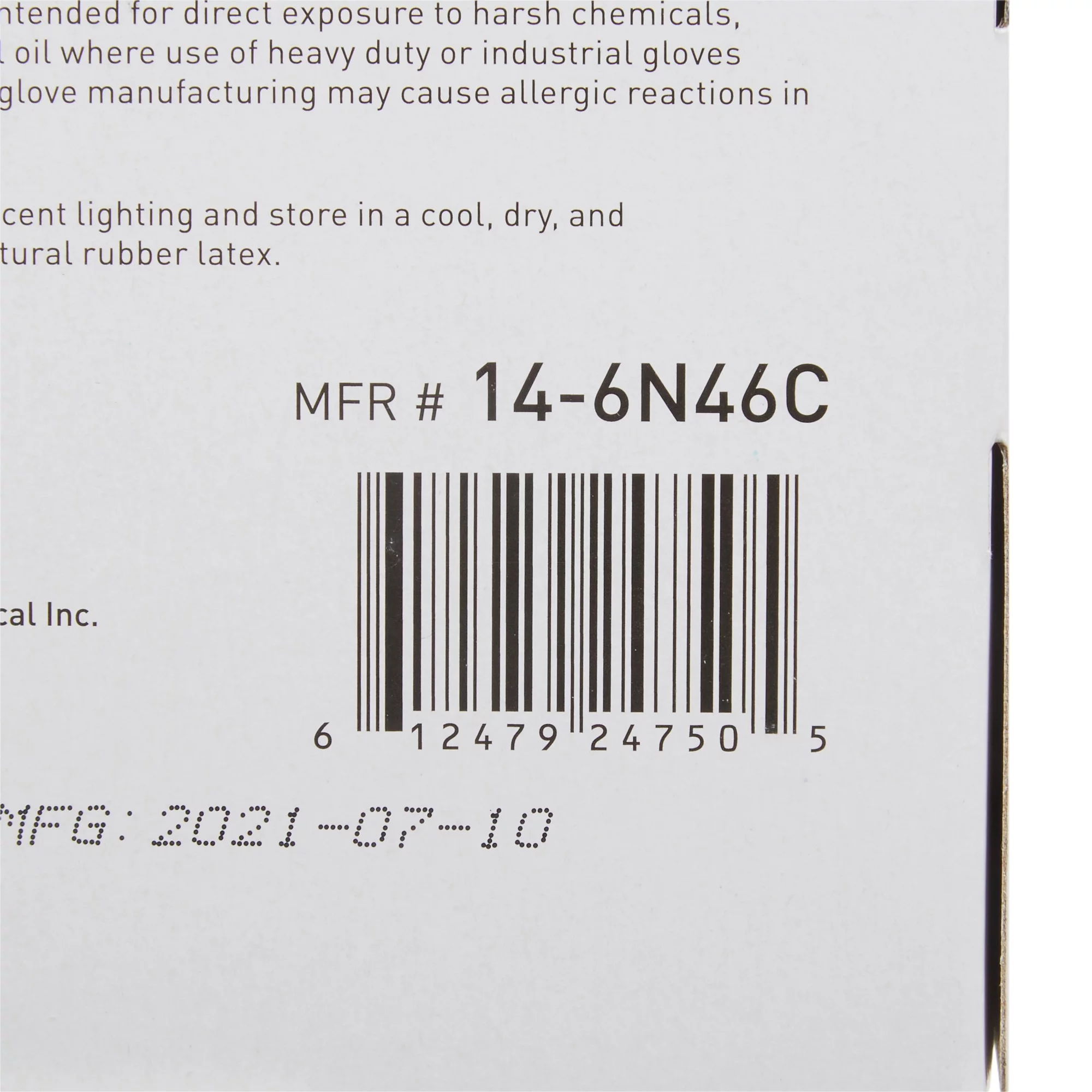 McKesson Confiderm Nitrile Exam Gloves, Low-Derma Latex-Free Medical Gloves, Large, 250 Count, 1 Box