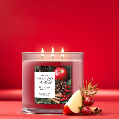 Yankee Candle Balsam & Cedar, Holiday Scented Candle, 22oz Large Jar with up to 150 Hour Burn Time, Giftable