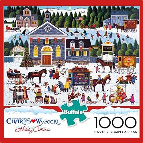 Buffalo Games - Charles Wysocki - Churchyard Christmas - 1000 Piece Jigsaw Puzzle