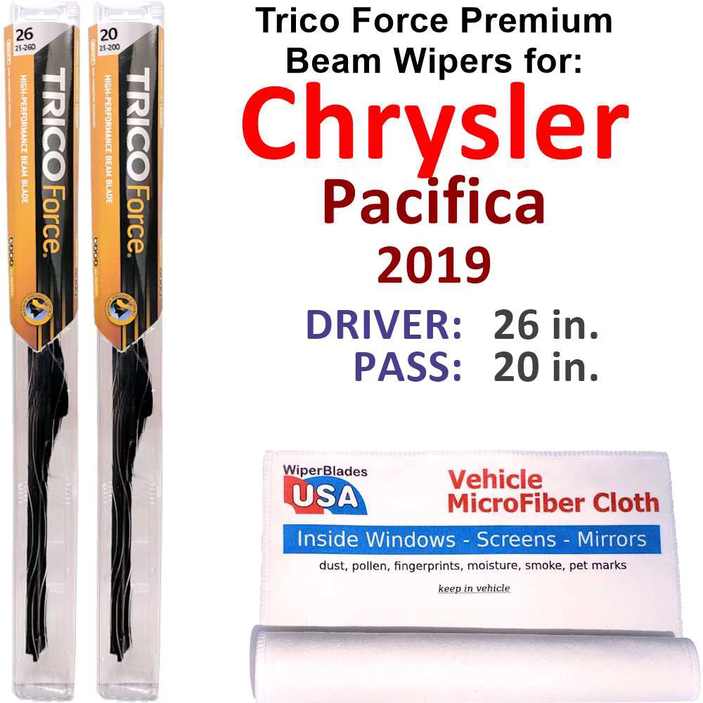 2019 Chrysler Pacifica Performance Beam Wipers (Set of 2)