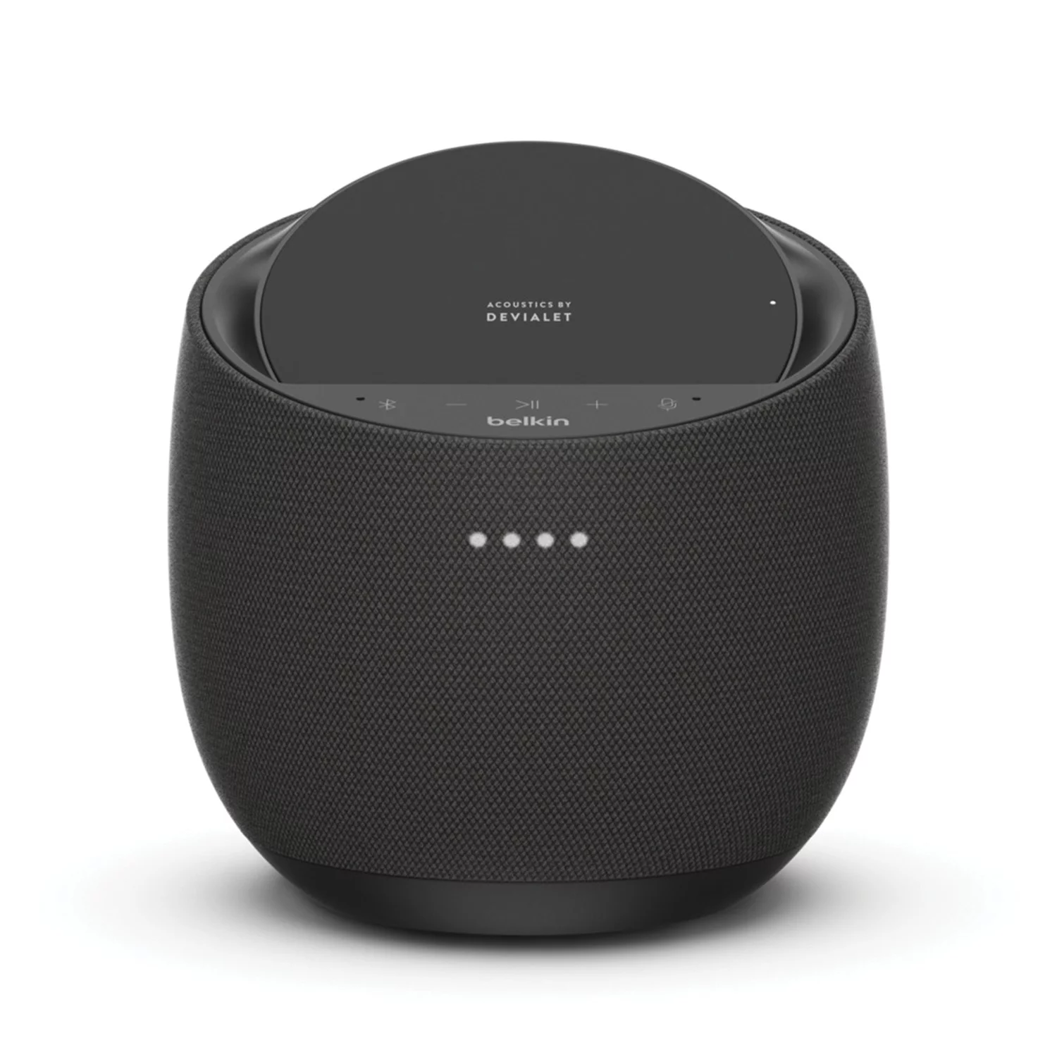 Belkin Soundform Elite Portable Bluetooth Speaker with Google Assistant and Wireless Phone Charger, Black